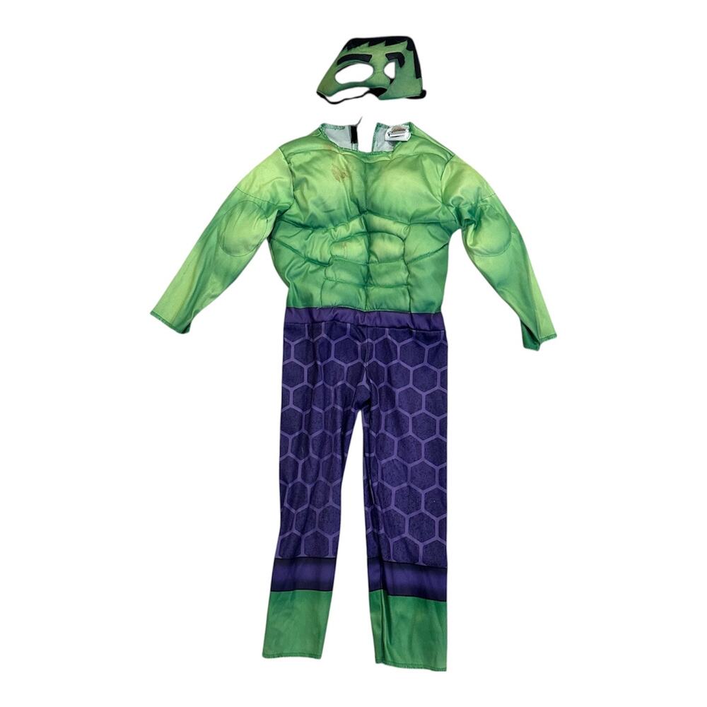 Deluxe Hulk Halloween Costume Toddler 2T Jazwares Superhero Green Marvel Spidey